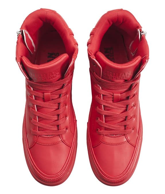 Urban Classics Zipper High Top Shoe Fire Red 6